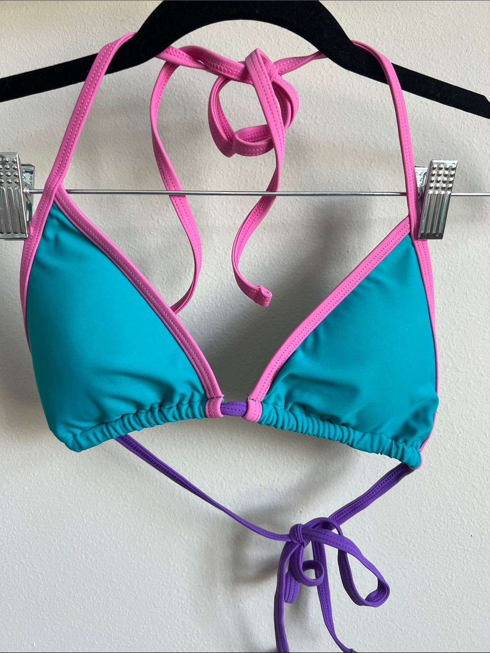 93 play street Triangle Bikini Top